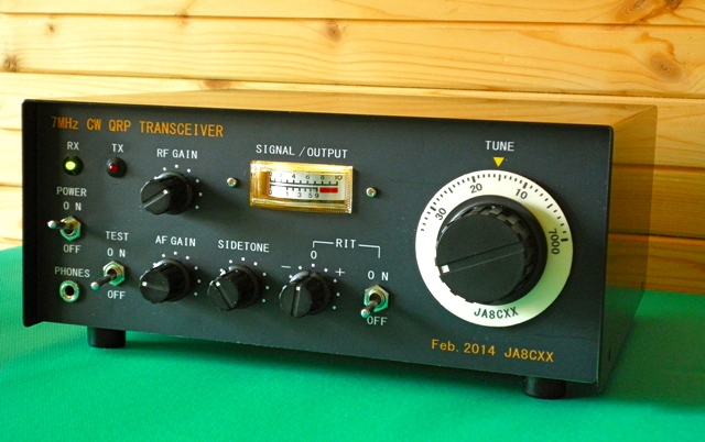 JA8CXX 7MHz CW QRPトランシーバ