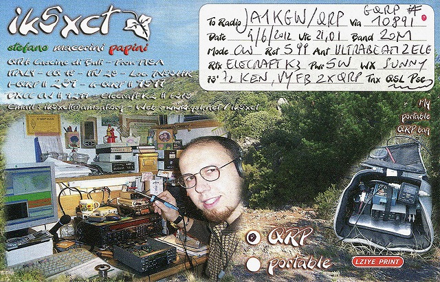 IK5XCT/QRP's QSL